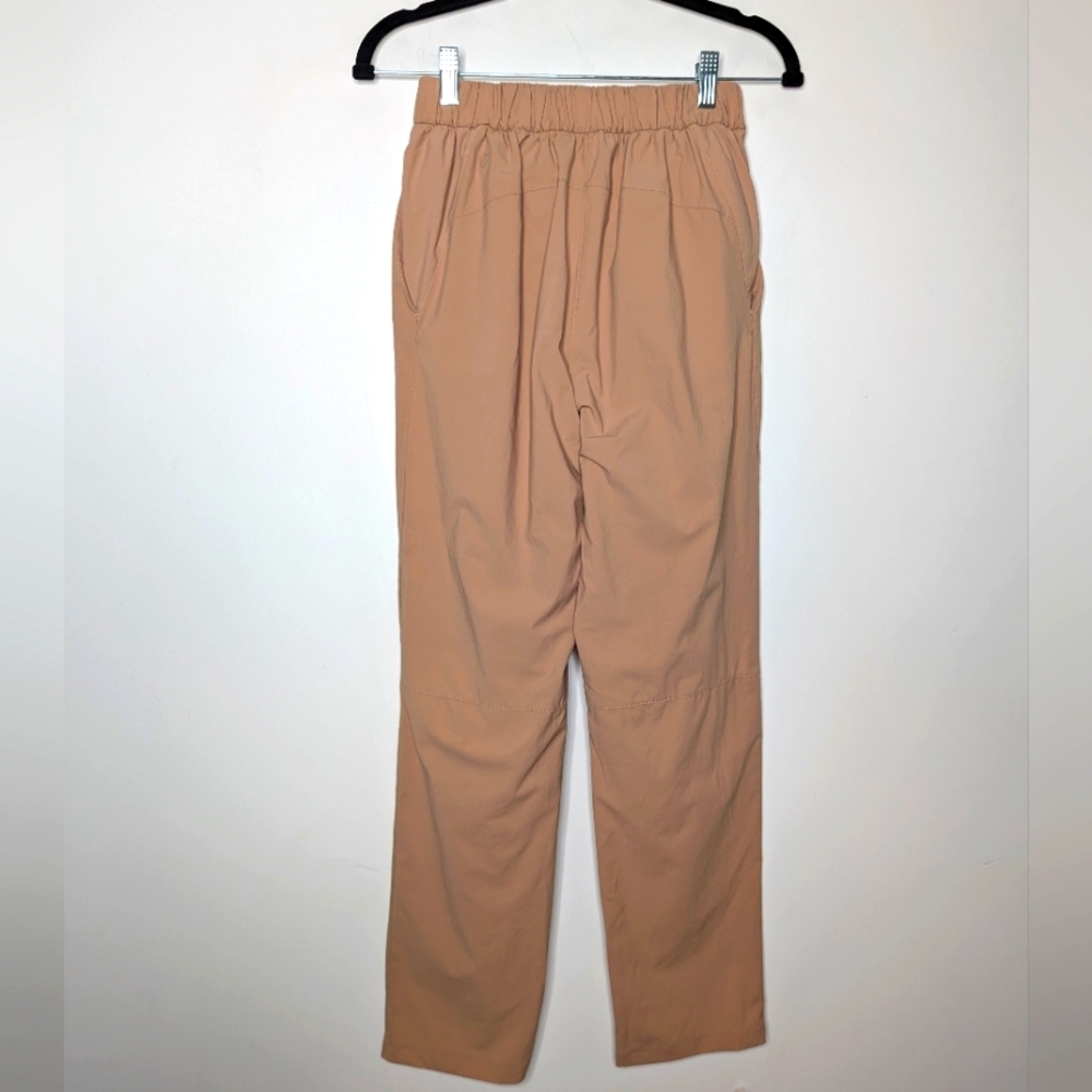 Lululemon Your True Trouser High Rise Pant Beech Wood 4 Tan Brown Pink Small - Picture 6 of 8
